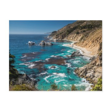 big sur coastline,west coast,pacific coast postinvitations