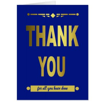 big thank you appreciation blue typography invitations