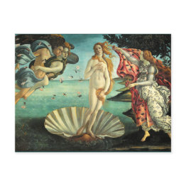 Small Birth Of Venus, 1485 Postinvitations Front View