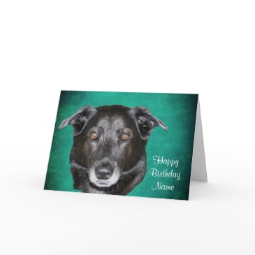 black labrador retriever personalize birthday invitations