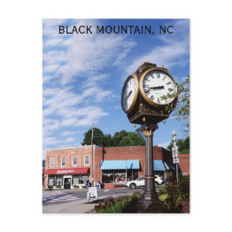 Small Black Mountain North Carolina Travel Photo Postinvitations Front View