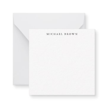 black white unique classical elegant plain note invitations