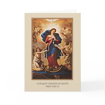 blessed virgin mary our lady undoer of knots invitations