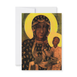 Small Blessed Virgin Mary Poland Gift Front View