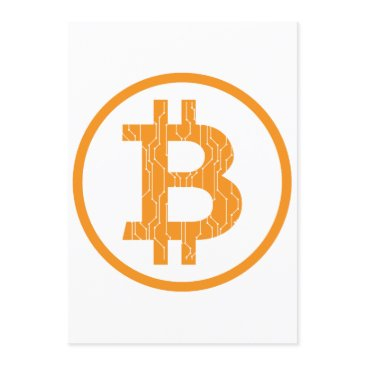 blockchain bitcoin art geek gift idea invitation