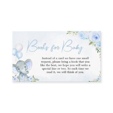 blue balloon floral elephant books for baby enclosure invitations