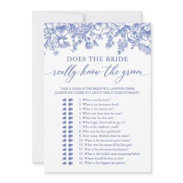 blue does the bride really know the groom game invitation