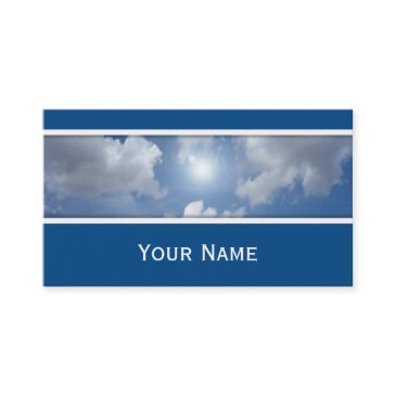 blue heaven clouds + your text business invitations