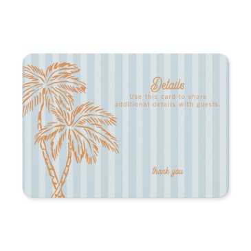 blue palm springs pastel beach details insert