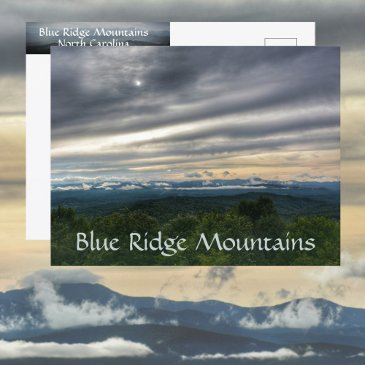blue ridge mountains north carolina dramatic sky postinvitations