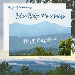 Small Blue Ridge Mountains North Carolina Photographic Postinvitations Front View