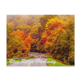Small Blue Ridge Parkway Postinvitations Front View