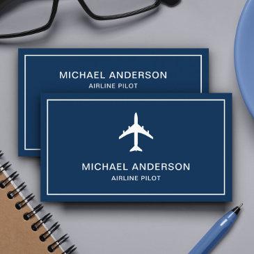 blue white jet aircraft airplane airline pilot business invitations