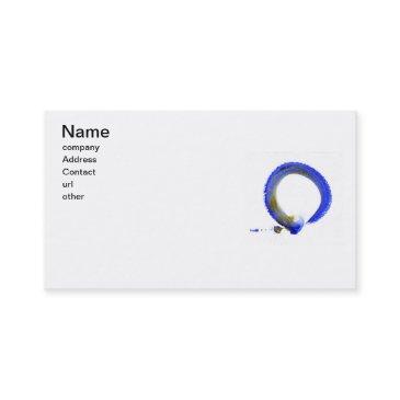 blue zen enso business invitations