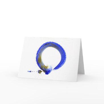 blue zen enso invitations