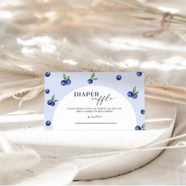 blueberry diaper raffle ticket enclosure invitations