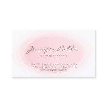 blush pink gold minimalist elegant design trendy business invitations