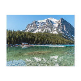 Small Boathouse Next To Lake Louise - Banff, Canada Postinvitations Front View