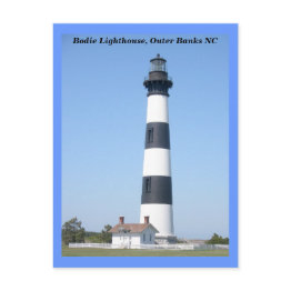 Small Bodie Island Lighthouse Obx North Carolina Postinvitations Front View