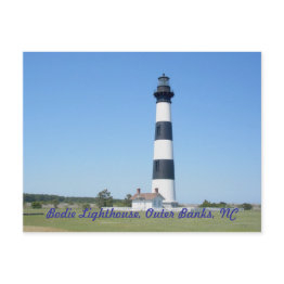 Small Bodie Island Lighthouse Obx North Carolina Postinvitations Front View