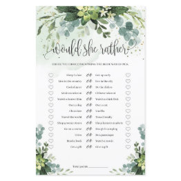 Small Boho Succulent Greenery Boho Would She Rather Game Front View