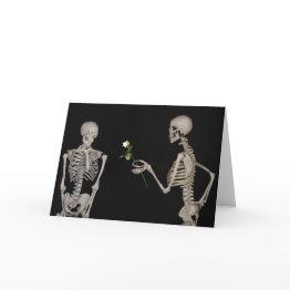Small Bone Deep Love Romantic Valentine Invitations Front View