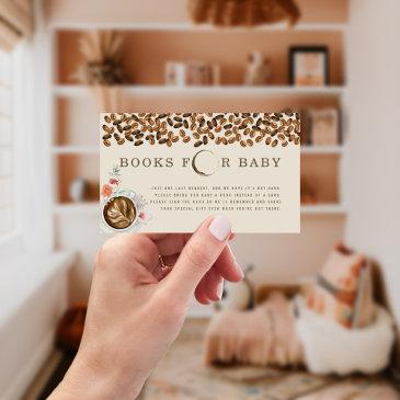 books for baby floral coffee baby shower enclosure invitations