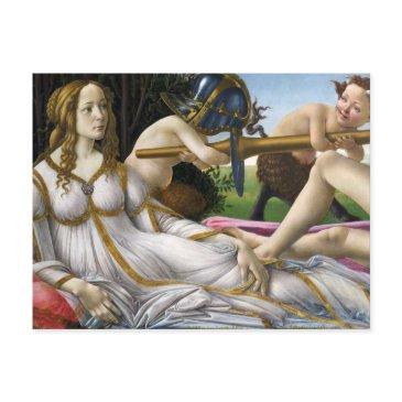 botticelli venus and mars postinvitations