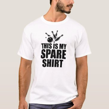 bowling - this is my spare shirt