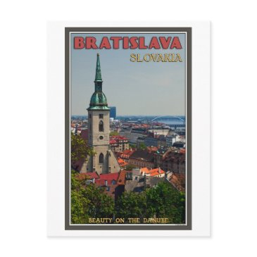 bratislava cityscape postinvitations