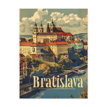 bratislava travel ad vintage postinvitations