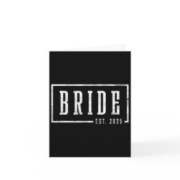 Small Bride Est 2025 Future Wife Engaged Gifts For Her E Invitations Front View