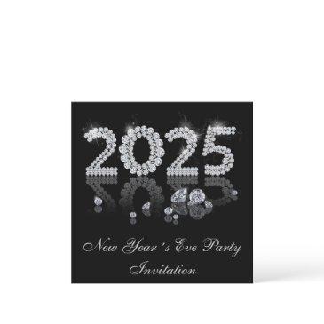 brilliant diamonds 2025 luxury new year invitation