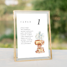 Small Bryant Park Fountain Nyc Wedding Seating Chart Front View
