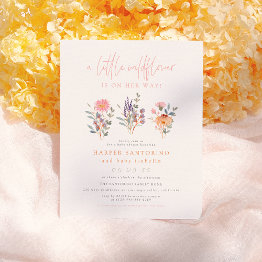 Small Budget A Little Wildflower Baby Shower Front View