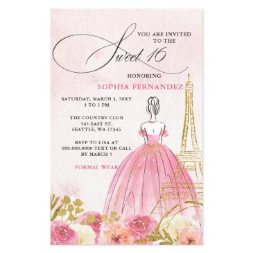 budget blush pink gold eiffel tower paris sweet 16