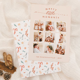 Small Budget Merry Little Moments 9 Photo Christmas Front View