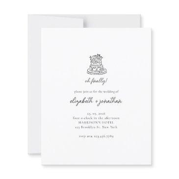 budget minimalist oh finally script wedding