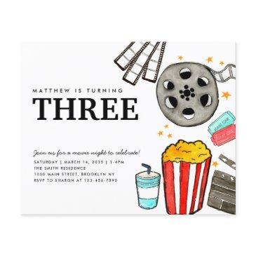 budget movie night cinema watch party kid birthday