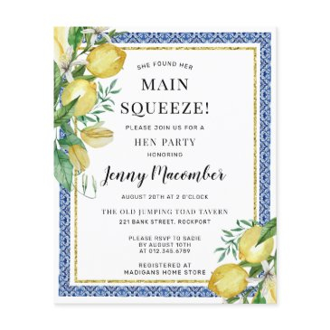 budget she found her main squeeze lemon invitation