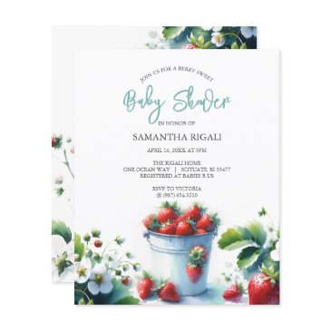 budget watercolor summer baby shower