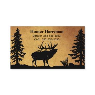 bull elk hunter outfitters professional business invitations