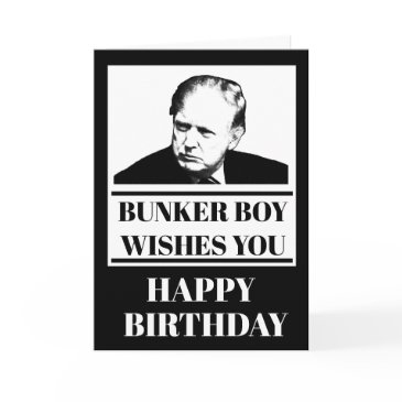 bunker boy wishes you happy birthday invitations