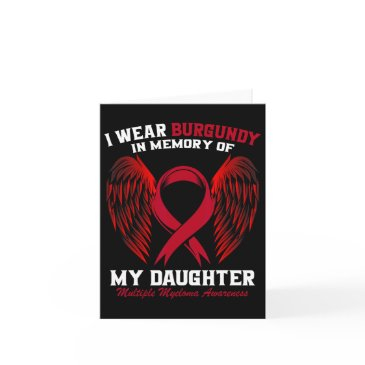 burgundy in memory of daughter multiple myeloma aw invitations