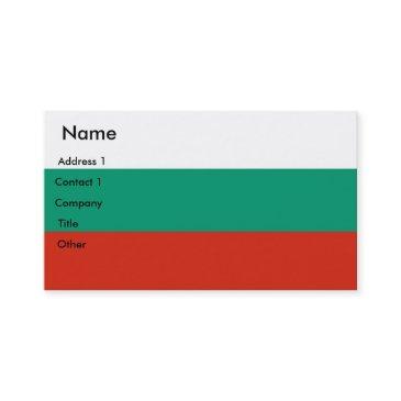 business invitations with flag of bulgaria