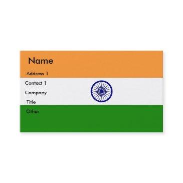 business invitations with flag of india