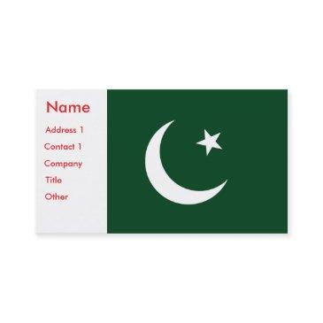 business invitations with flag of pakistan