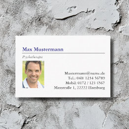 Small Business Invitations With Photo Front View