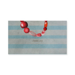 Small Business Invitations Jewelry Front View