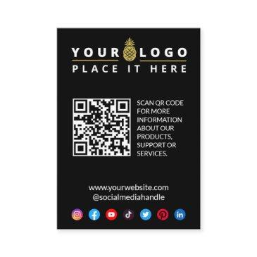 business website qr code logo enclosure invitations